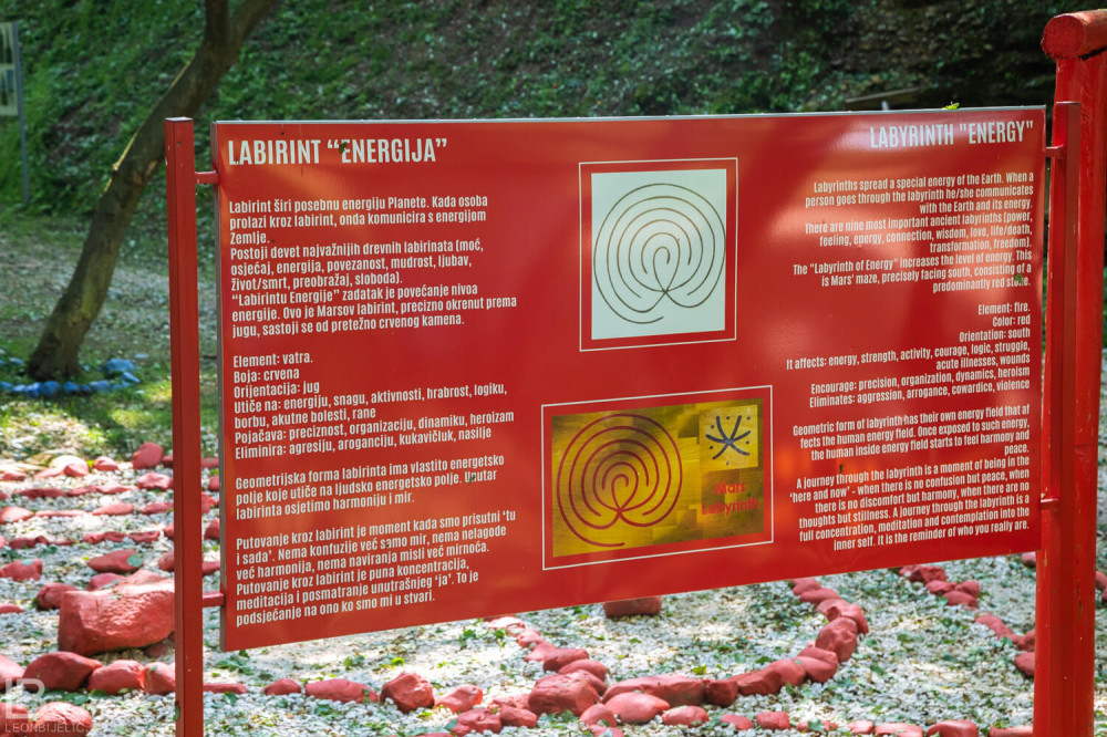 bosnian healing tunnels entrance sign