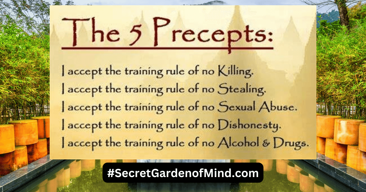 5 precepts of buddhism