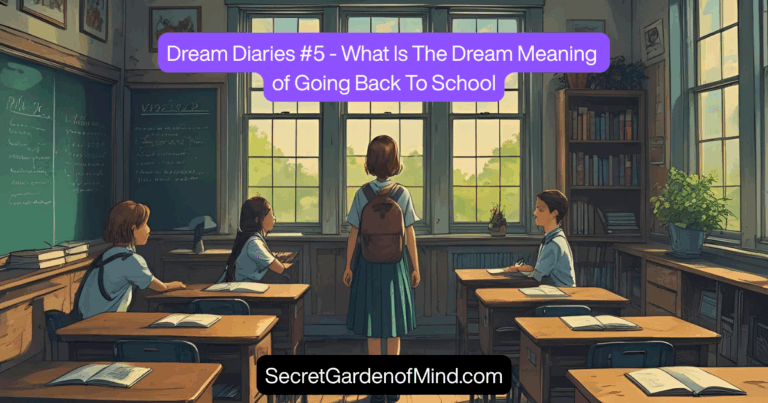 Dream Diaries #5 – Dream Meaning of Going Back To School