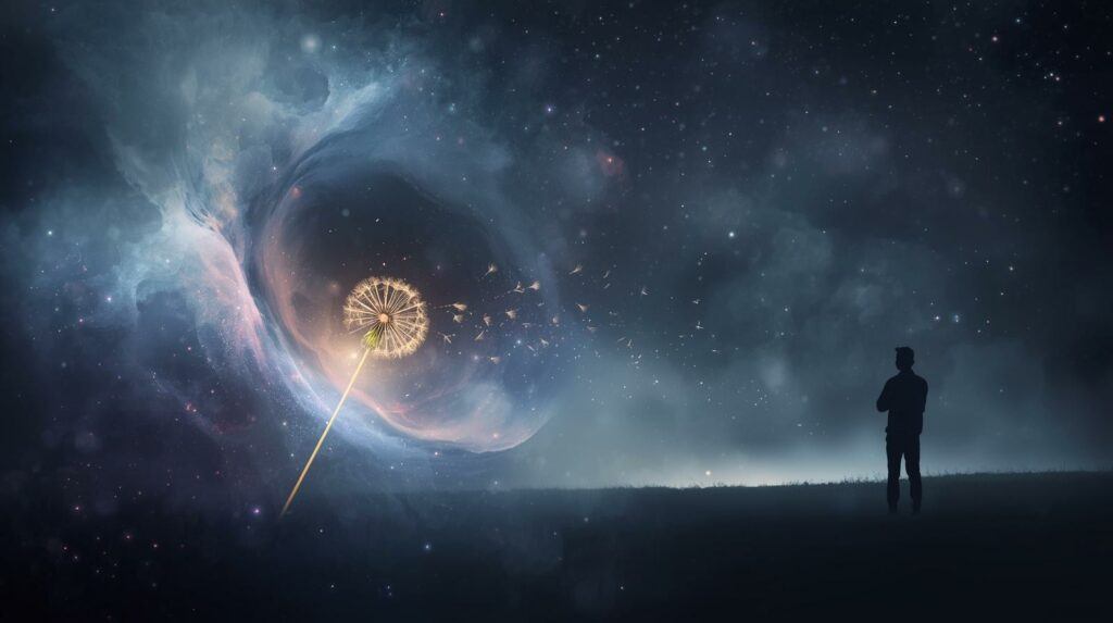 “Abstract image showing inner knowing and subconscious guidance.”